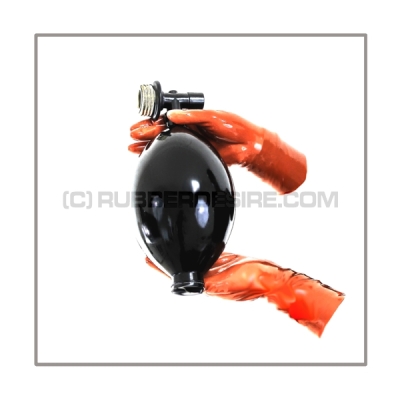 Breathing blower bag PRESSURE-T with 22 mm medical-port and gasmask-thread-connector